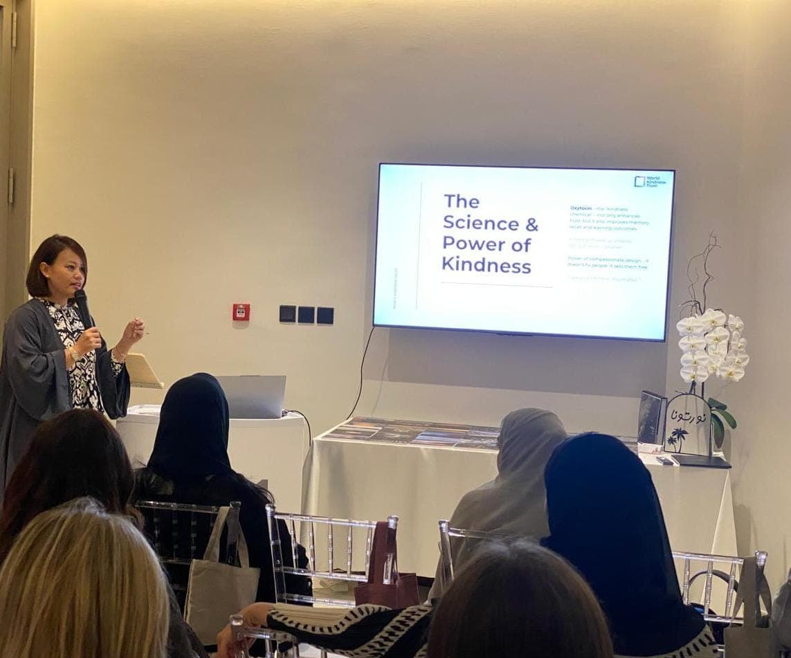 Participants co-creating kindness experiments