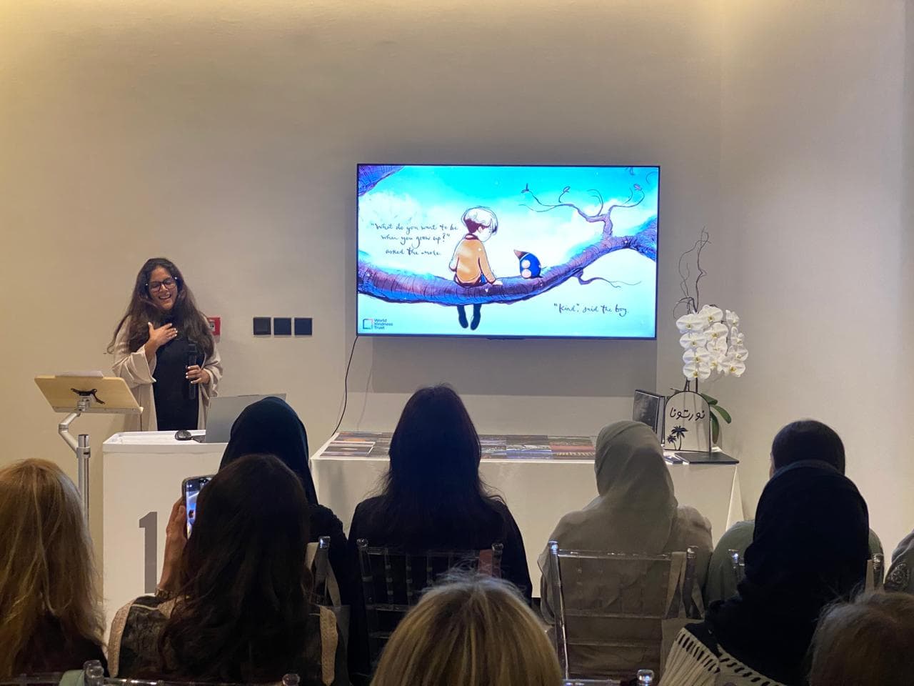 Story circle documenting resident insights